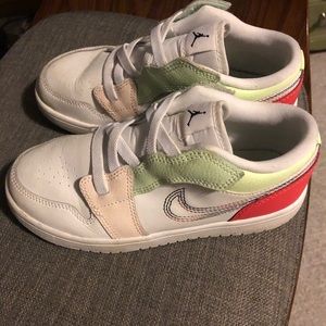 Retro low top Air Jordan’s. Girls size 2.